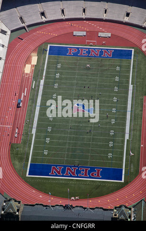 aerial photograph Franklin Field Pennsylvania State University stadium Philadelphia Stock Photo