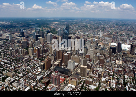 aerial photograph of Philadelphia, Pennsylvania Stock Photo