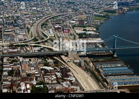 aerial photograph of Philadelphia, Pennsylvania Stock Photo