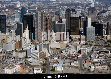 aerial photograph Dallas Texas Stock Photo