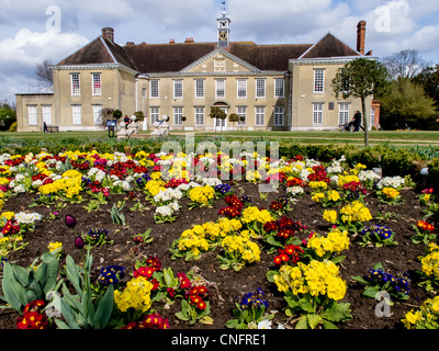 Reigate Priory., In the grounds of Priory park.Reigate, Surrey The building is now a State middle school Stock Photo