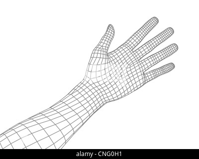 Hand and arm  artwork Stock Photo