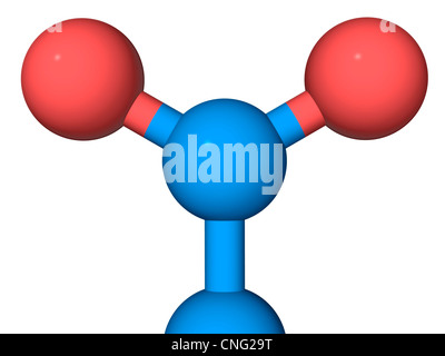 Molecular model Stock Photo