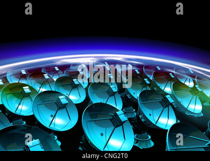 Satellite array  artwork
