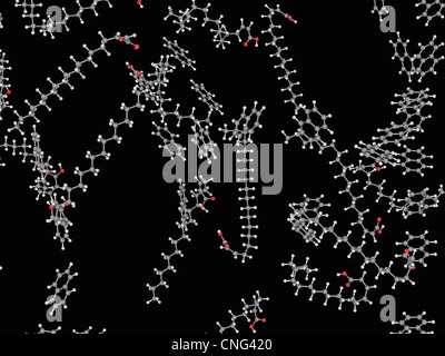 Napalm B Molecule Stock Photo - Alamy