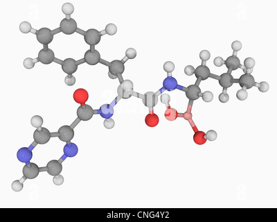 Bortezomib drug molecule Stock Photo