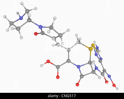 Ceftobiprole drug molecule Stock Photo