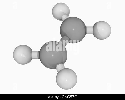 Ethylene molecule Stock Photo - Alamy