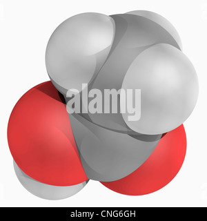 Acetic acid molecule Stock Photo