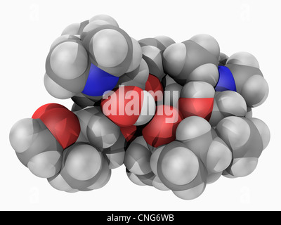 Azithromycin drug molecule Stock Photo