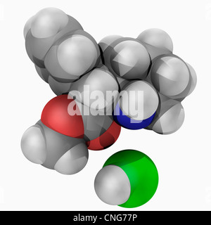 ADHD drug molecule Stock Photo