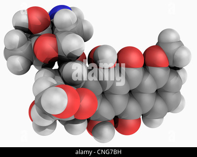Doxorubicin drug molecule Stock Photo