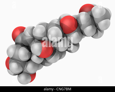 Ecdysone molecule Stock Photo