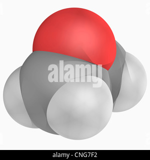 Ethylene oxide molecule Stock Photo