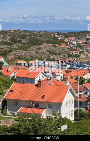 Residential building in Marstrand on the west coast of Sweden Stock Photo