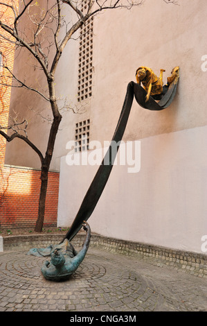 Carl Lutz Memorial, Orthodox Synagogue, Budapest, Hungary Stock Photo