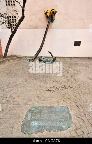 Carl Lutz Memorial, Orthodox Synagogue, Budapest, Hungary Stock Photo