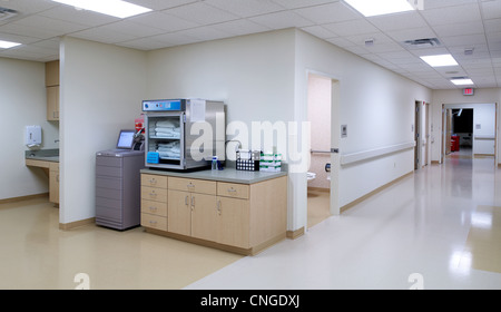 Doctors Medical Office Hospital Hallway Stock Photo