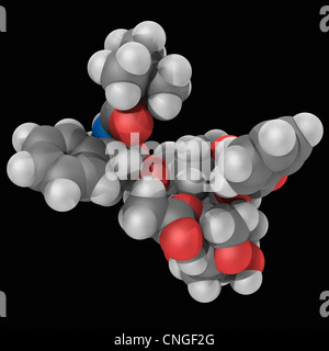 Docetaxel drug molecule Stock Photo