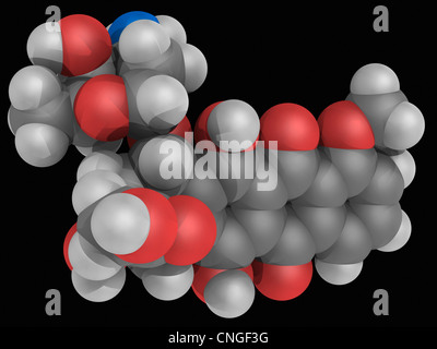 Doxorubicin drug molecule Stock Photo