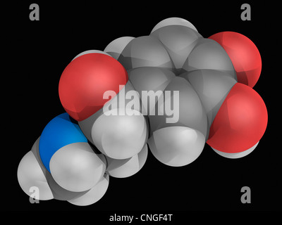 Epinephrine molecule Stock Photo