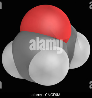 Ethylene oxide molecule Stock Photo