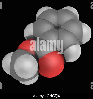 Methyl benzoate molecule Stock Photo
