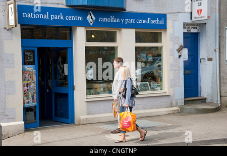 National Park centre in Tenby town centre Pembrokeshire South Wales Stock Photo