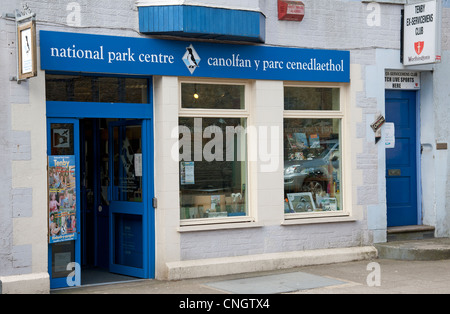 National Park centre in Tenby town centre Pembrokeshire South Wales Stock Photo