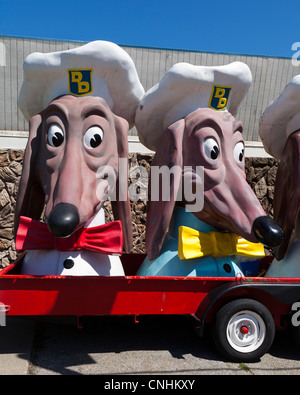 Doggie Diner heads of San Francisco Stock Photo