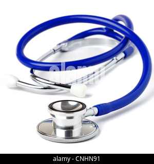 Stethoscope cut out isolated on white background Stock Photo - Alamy