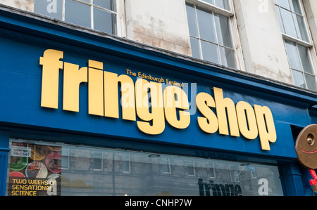 Edinburgh Festival Fringe Shop in Edinburgh, Scotland Stock Photo