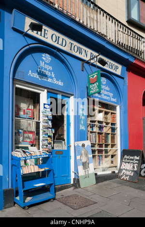 Bookshop in Victoria Street, Edinburgh Stock Photo