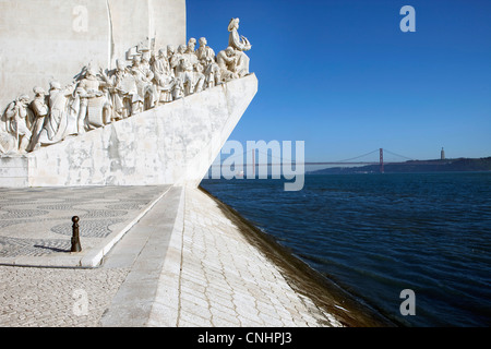 Monument to the discoveries (Padrao dos Descobrimentos) Lisbon, Portugal Stock Photo