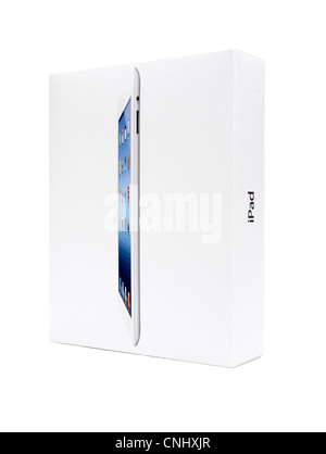 New iPad box (iPad 3) Stock Photo