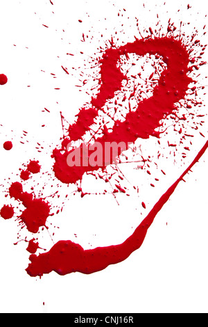 Red Splash Stock Photo