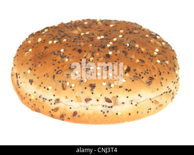 Seeded Brown Bread Roll Stock Photo