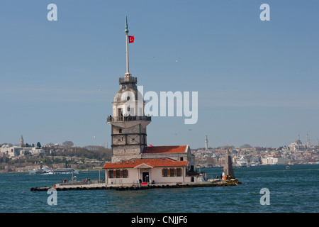 The Maidens Tower, Istanbul, Turkey Stock Photo