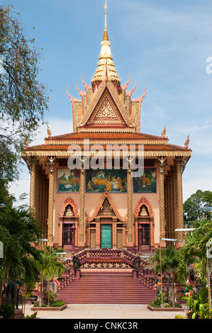 Wat Set Tbo in Kandal province just south of Phnom Penh in Cambodia Stock Photo