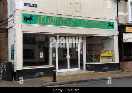 Vacant shops and stores for sale Petersfield Hampshire Stock Photo