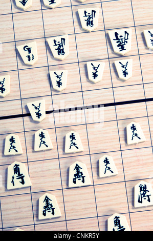 Japanese chess Shogi Stock Photo