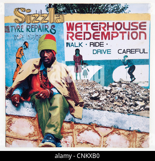 Cover of vinyl album 'Waterhouse Redemption' by Sizzla released 2006 on Greensleeves Records Stock Photo