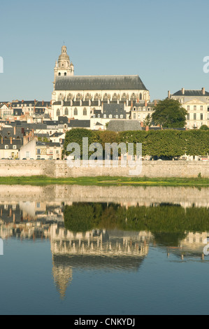 River Loire in Blois in the Loir et Cher (41) departement of France