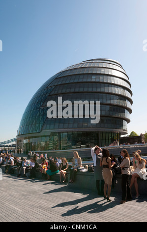 London's City Hall in Southwark Stock Photo