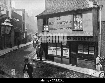 The Old Curiosity Shop, London, England, circa 1890 Stock Photo