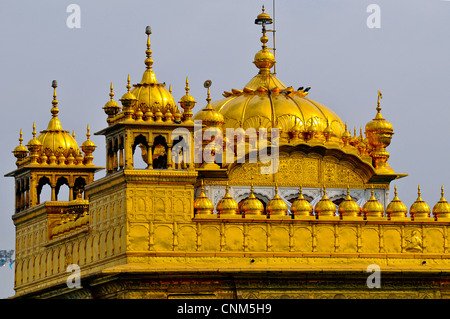 Asia India Punjab Amritsar Golden Temple or Hari Mandir Stock Photo