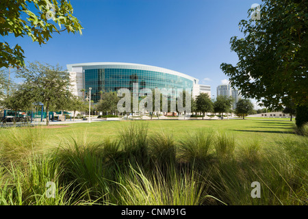 Tampa Bay Times Forum. The Stadium, Arena, Auditorium hall, for the Republican Convention August 2012 exterior view. Stock Photo