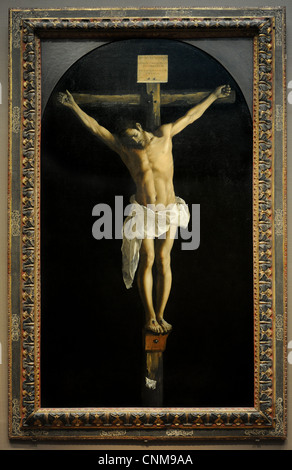 The Crucifixion, 1627 by Spanish artist Francisco de Zurbaran Stock Photo