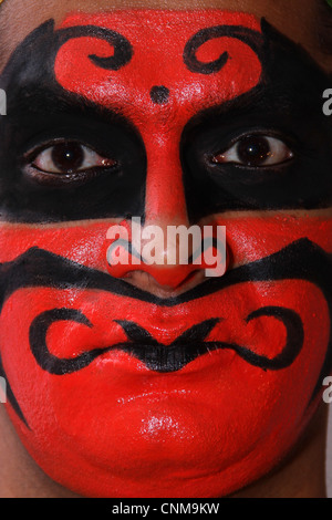 Kathakali, the Classical Dance-Drama of Kerala Stock Photo