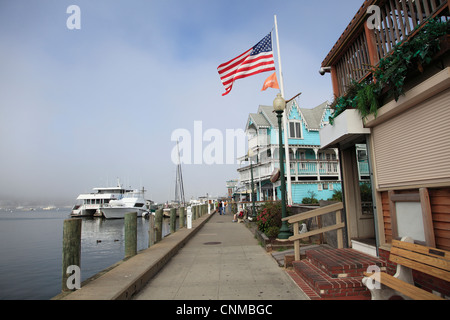 Harbor, Oak Bluffs, Marthas Vineyard, Massachusetts, New England, United States of America, North America Stock Photo